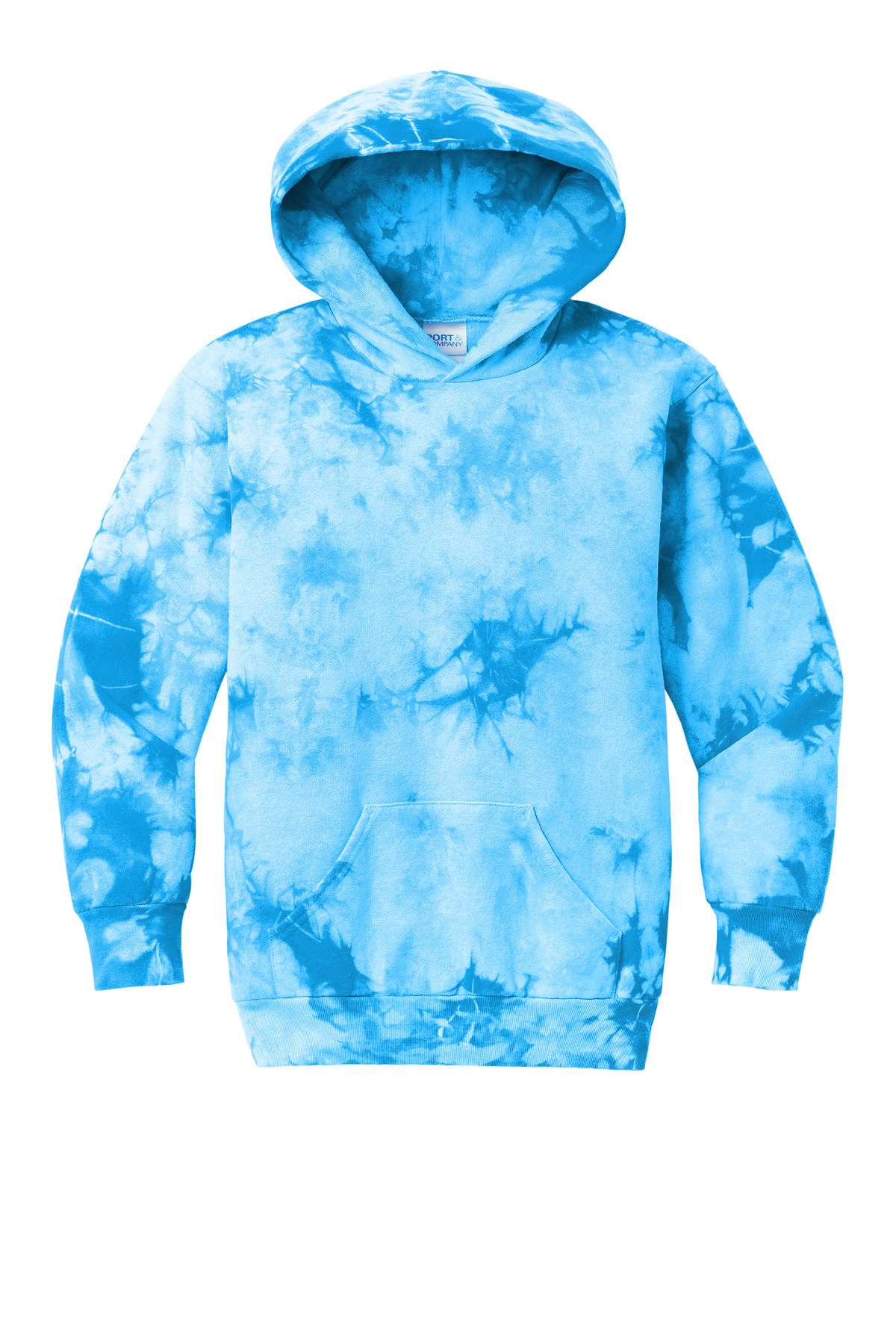 Port & Company Embroidery PC144Y Youth Crystal Tie-Dye Pullover Hoodie Port & Company Embroidery PC144Y Youth Crystal Tie-Dye Pullover Hoodie