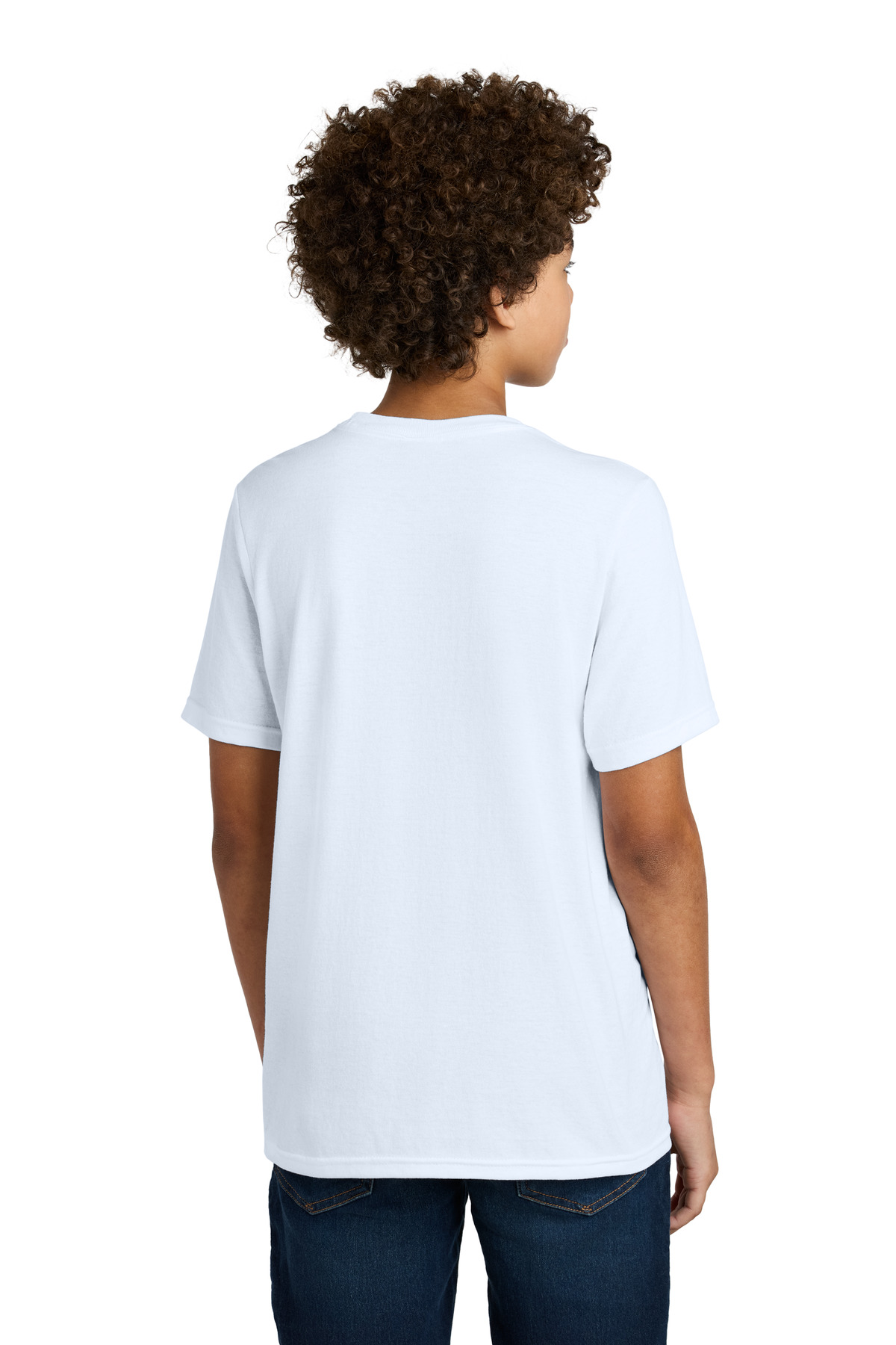 PC340Y Port & Company Youth CVC Tee - Back Image