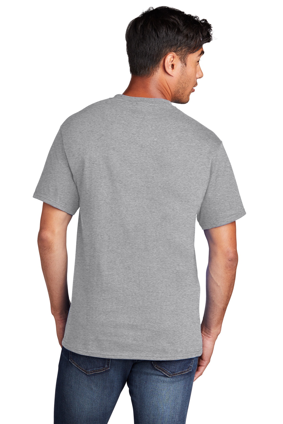 PC54 Port & Company Men's Core Cotton T-Shirt - Back Image