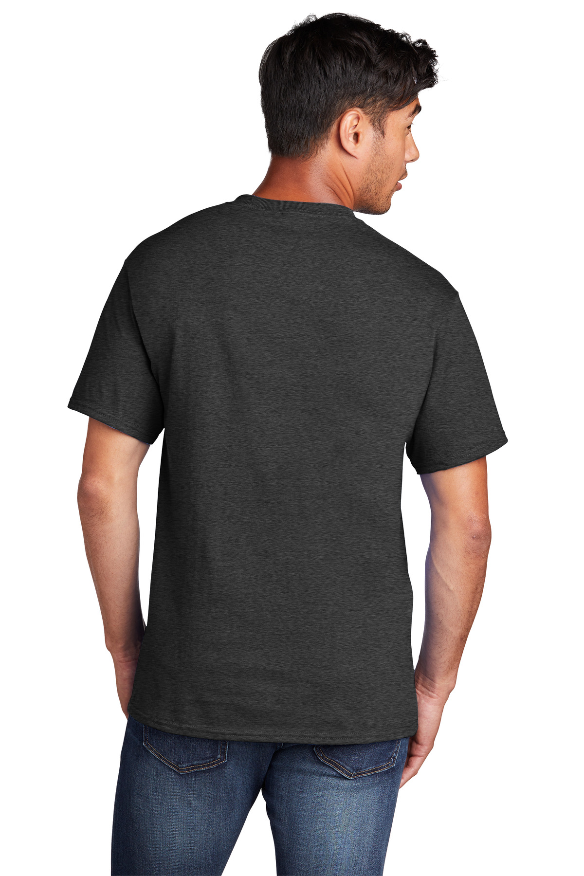 PC54 Port & Company Men's Core Cotton T-Shirt - Back Image