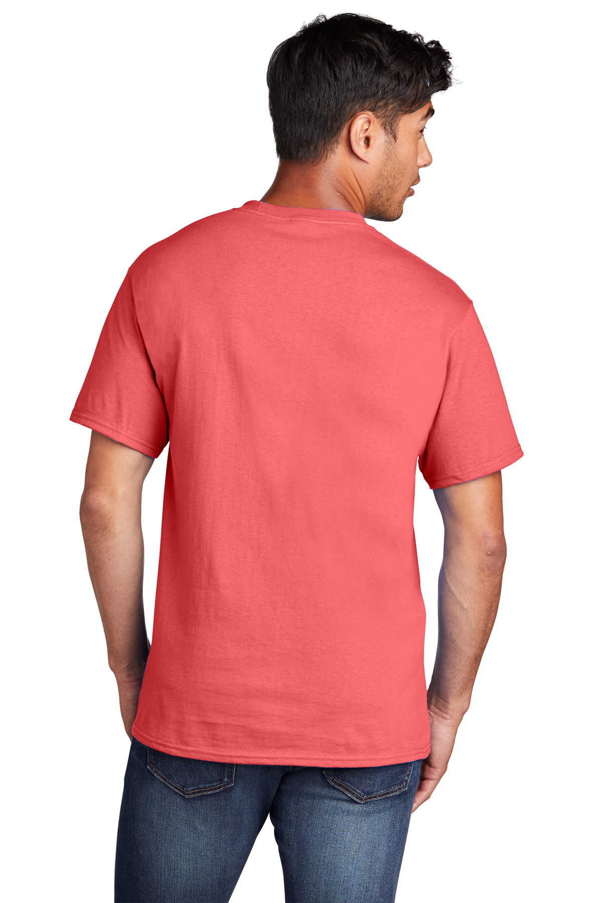 Port & Company PC54 Cotton Tee PC54 Port & Company Men's Core Cotton Short-Sleeve Tee - Back Image