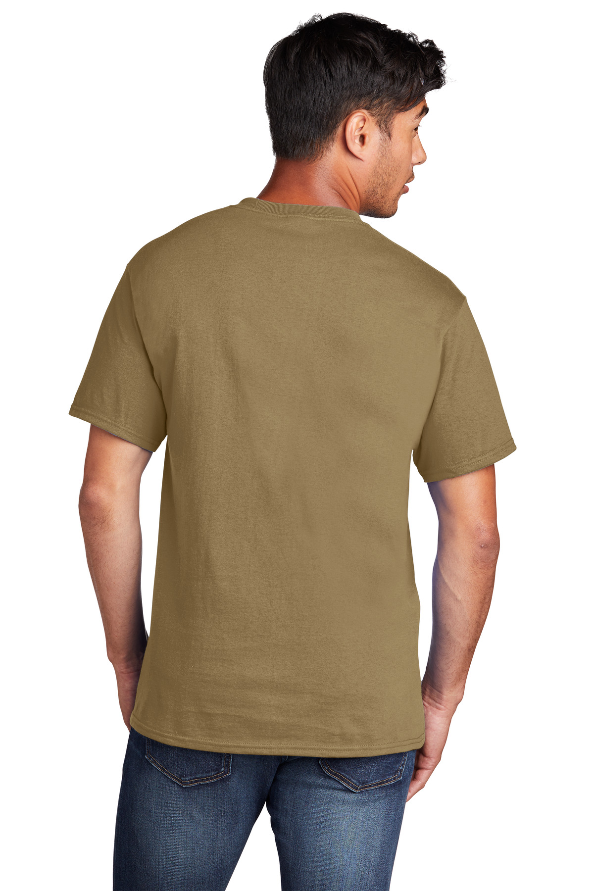 PC54 Port & Company Men's Core Cotton T-Shirt - Back Image