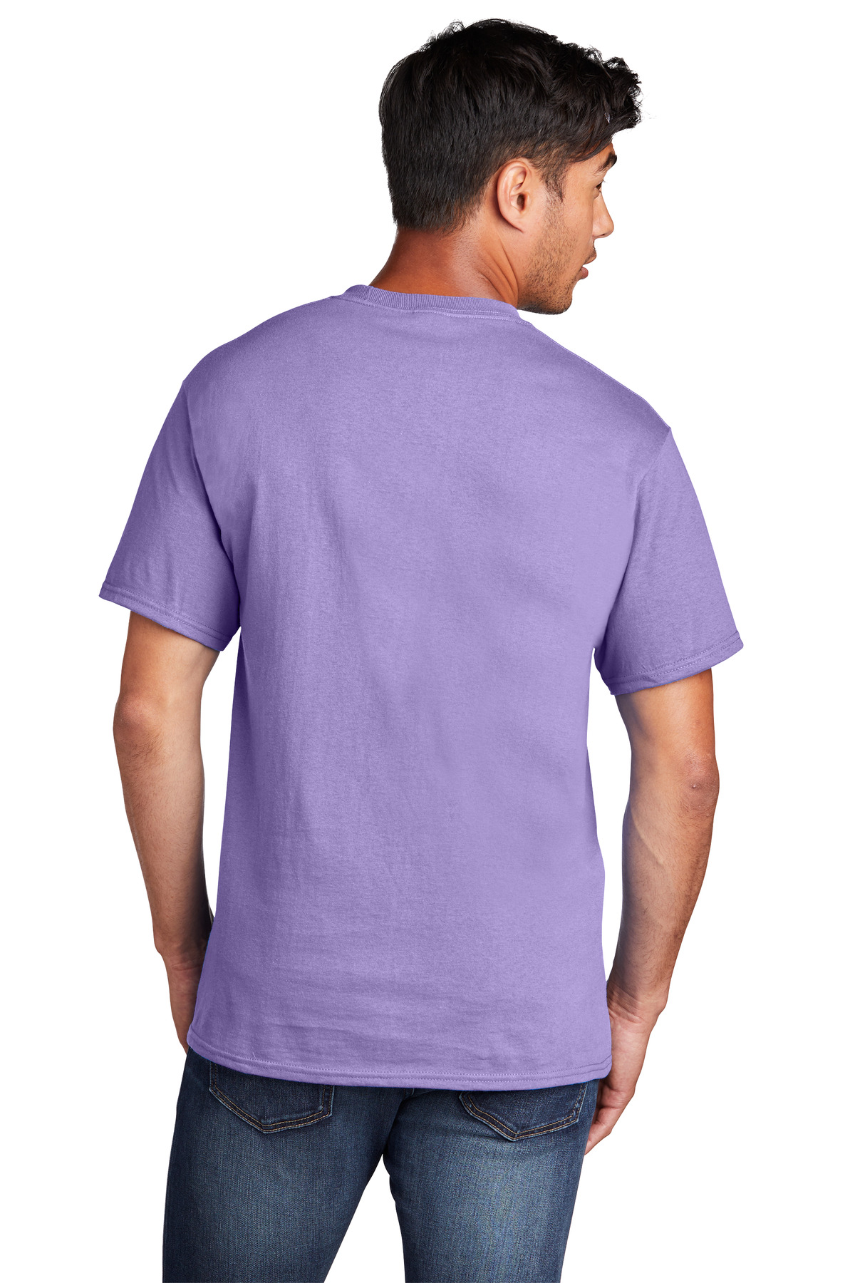 PC54 Port & Company Men's Core Cotton T-Shirt - Back Image