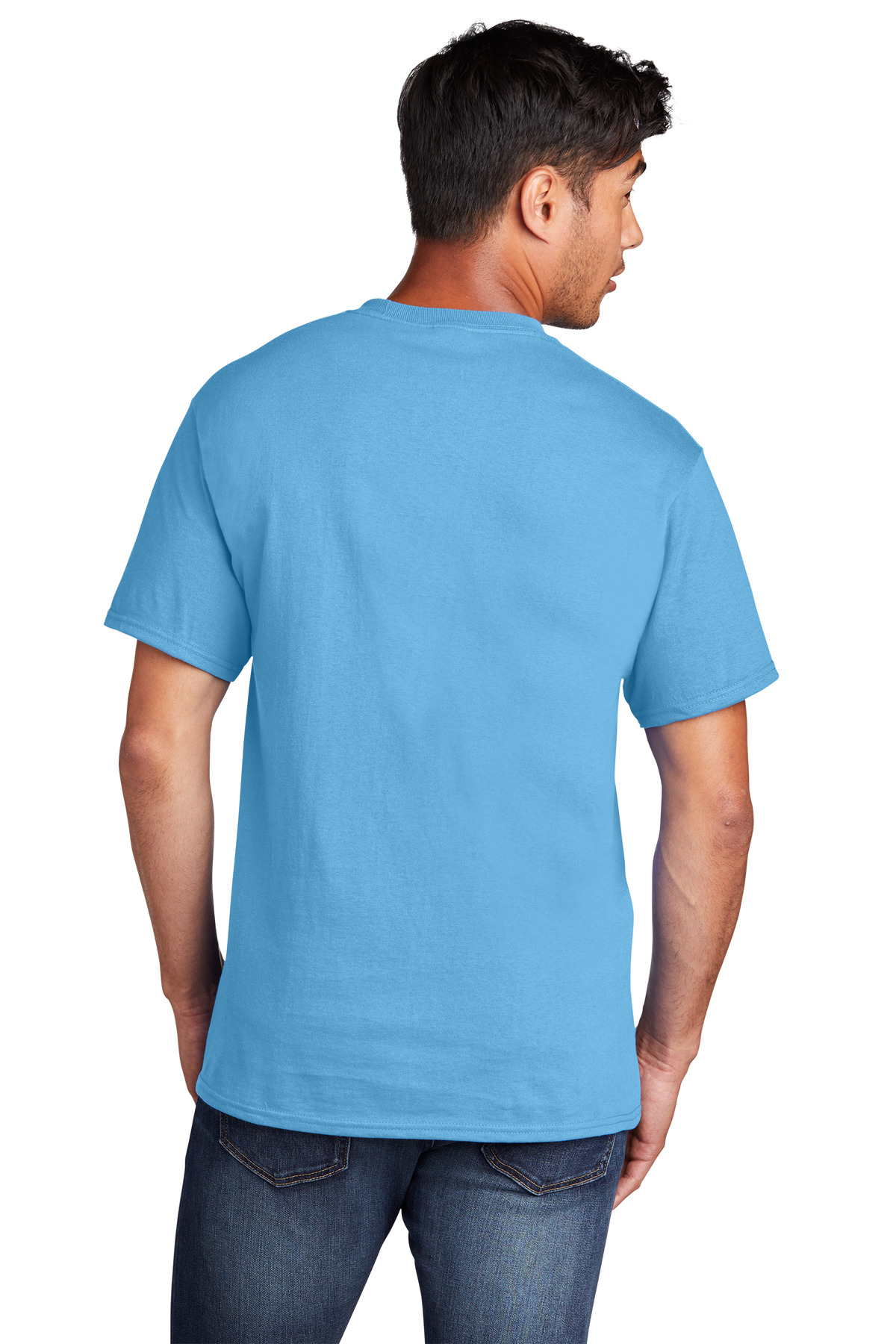 PC54DTG Port & Company Core Cotton DTG Tee - Back Image