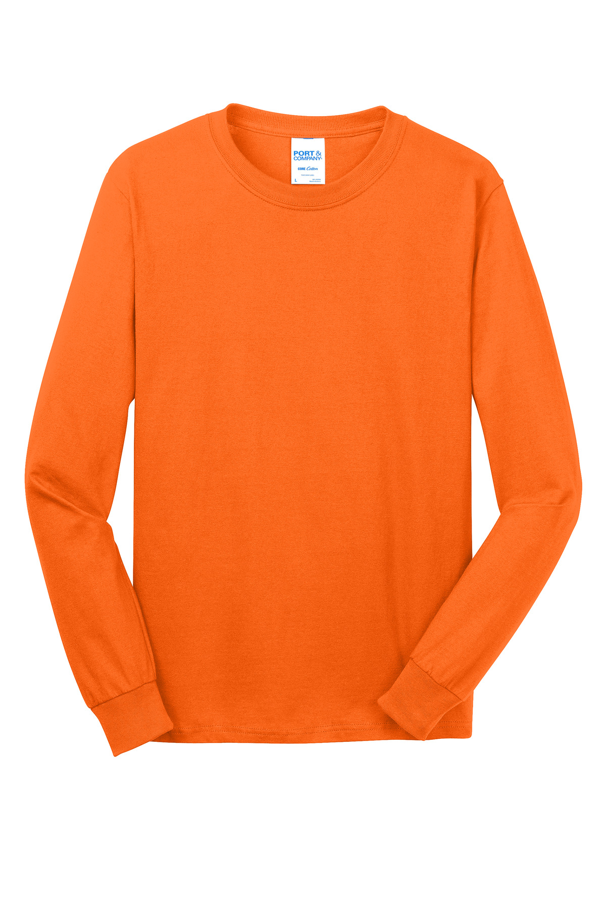 PC54LS Port & Company - Long Sleeve Core Cotton Tee.