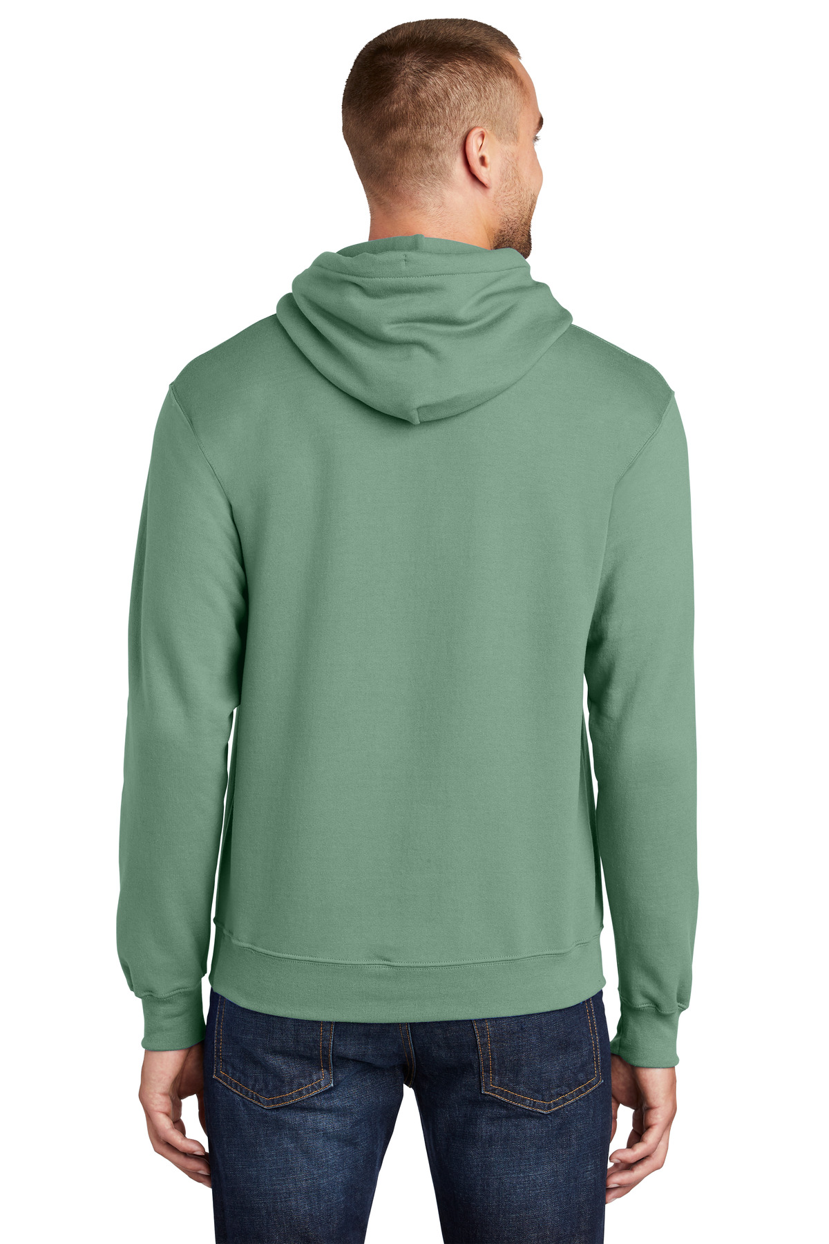 PC78H Port & Company Core Fleece Pullover Hoodie - Back Image