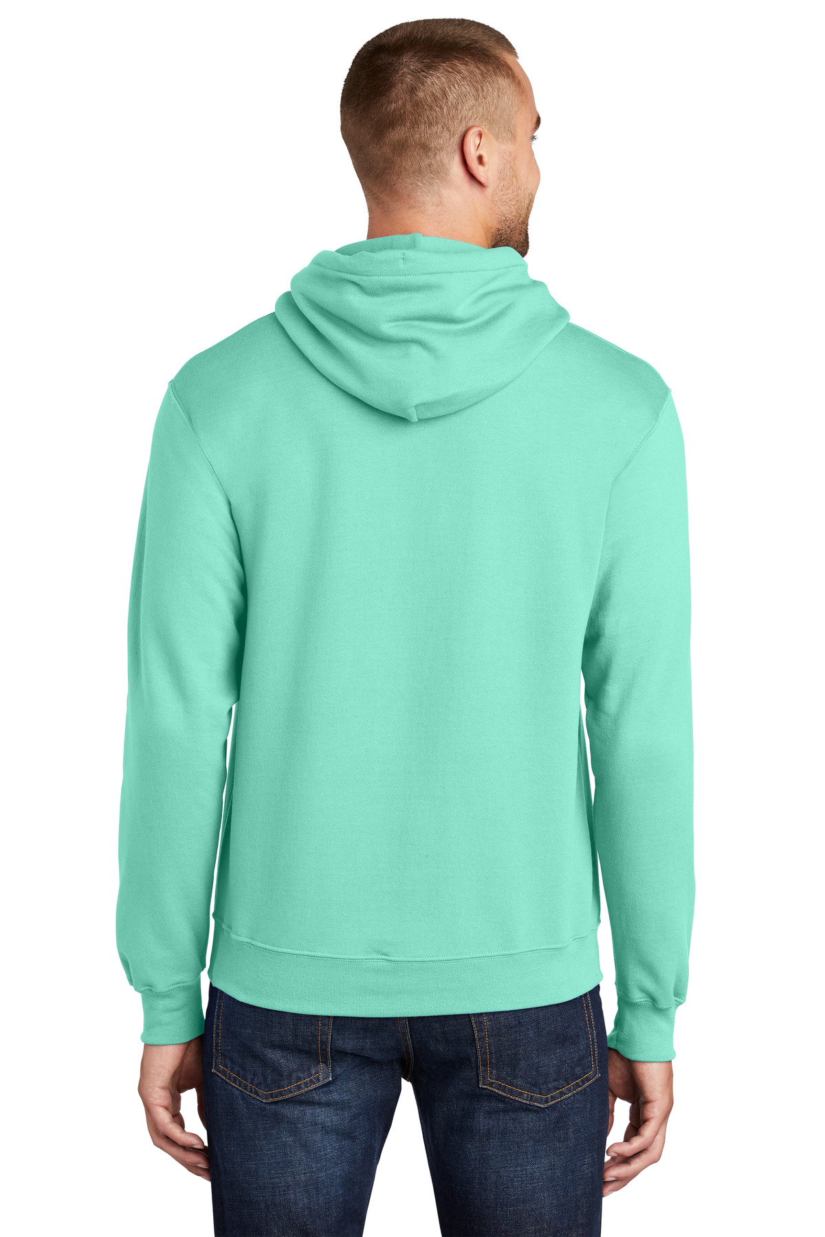 PC78H Port & Company Core Fleece Pullover Hoodie - Back Image