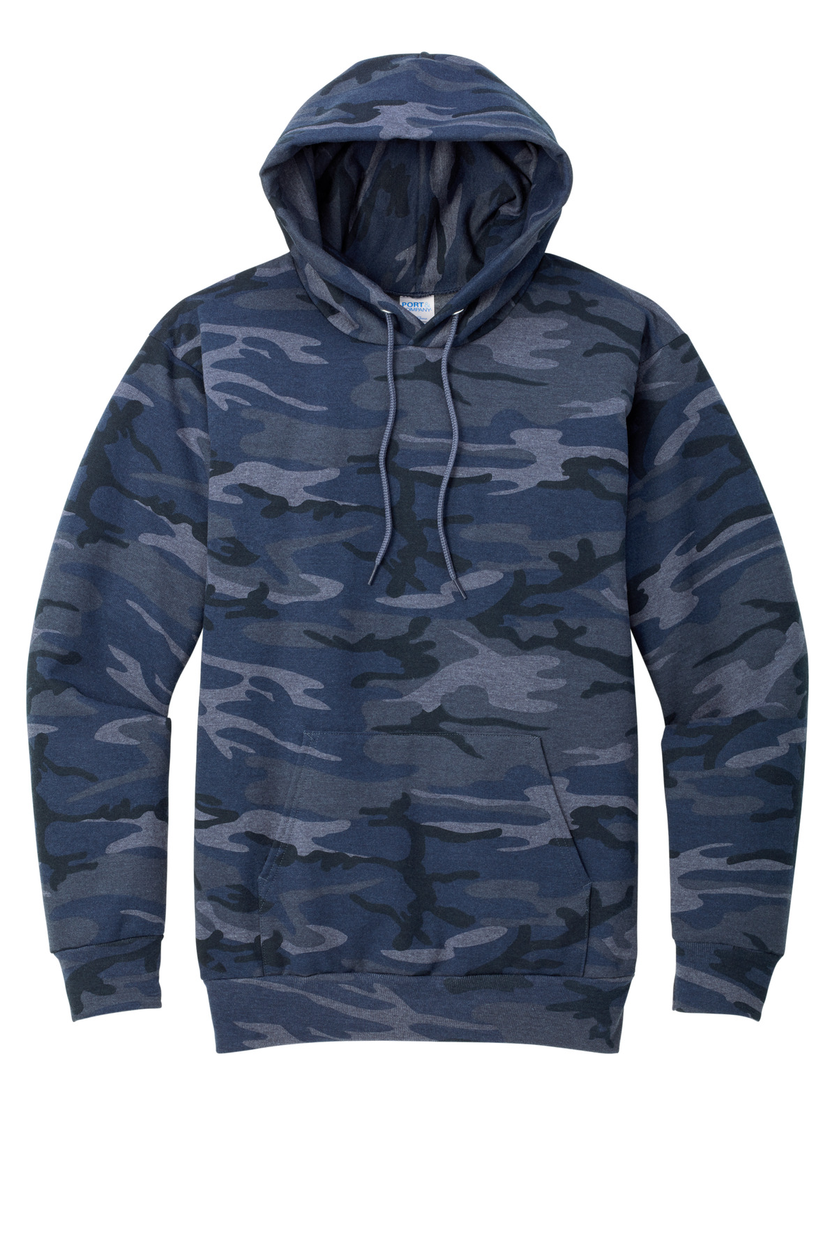 PC78HC Port & Company Core Fleece Camo Pullover Hooded Sweatshirt.