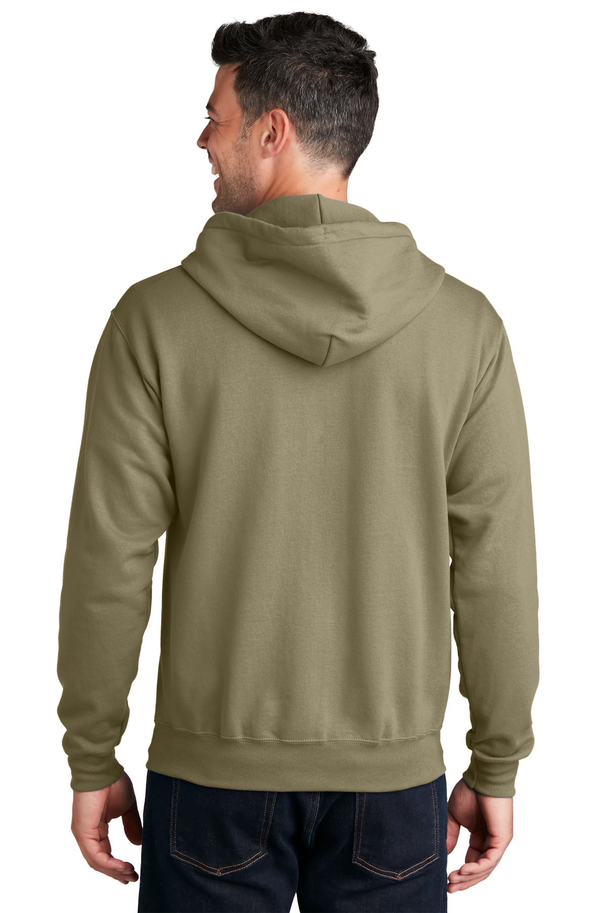 PC78ZH Port & Company Core Fleece Full-Zip Hooded Sweatshirt PC78ZH Port & Company Core Fleece Full-Zip Hooded Sweatshirt - Back Image