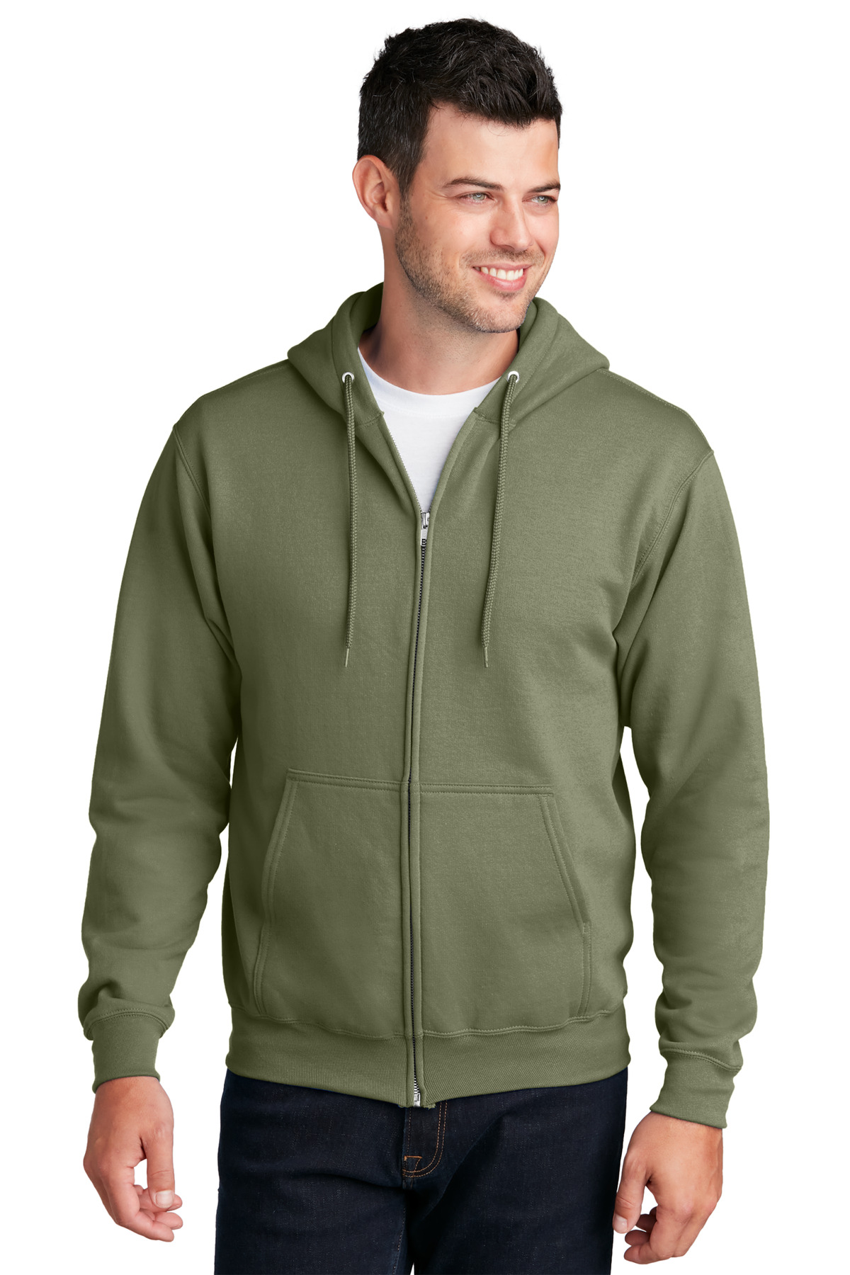 PC78ZH Port & Company - Core Fleece Full-Zip Hooded Sweatshirt