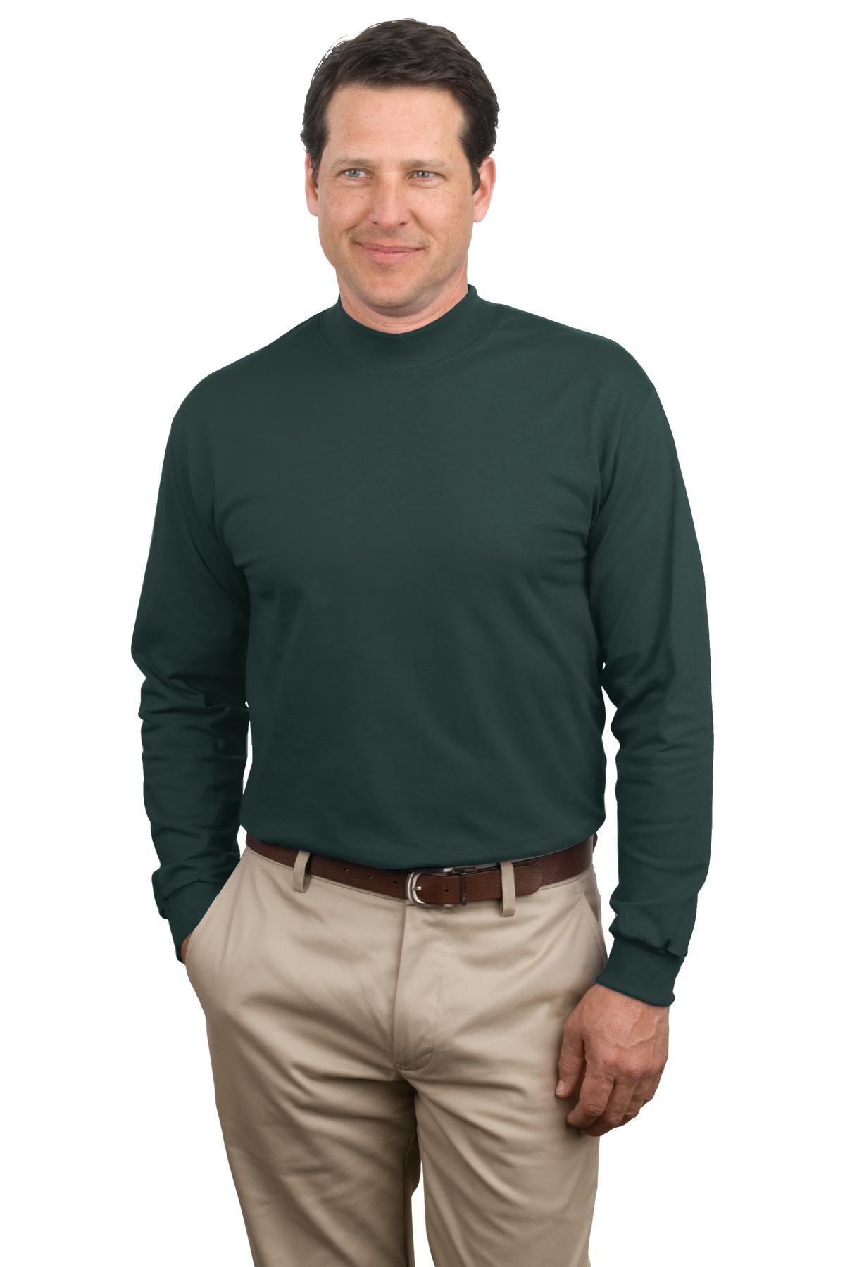 PC61M Port & Company - Essential Mock Turtleneck. PC61M Port & Company - Essential Mock Turtleneck.