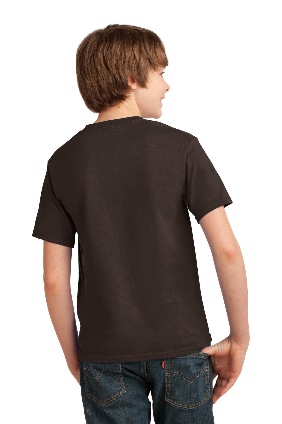 PC61Y Port & Company - Youth Essential Tee. - Back Image