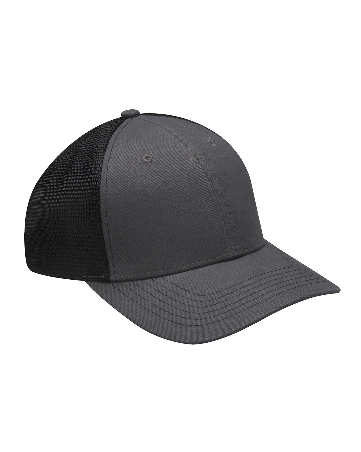 PR102 Adams Brushed Cotton/Soft Mesh Trucker Cap