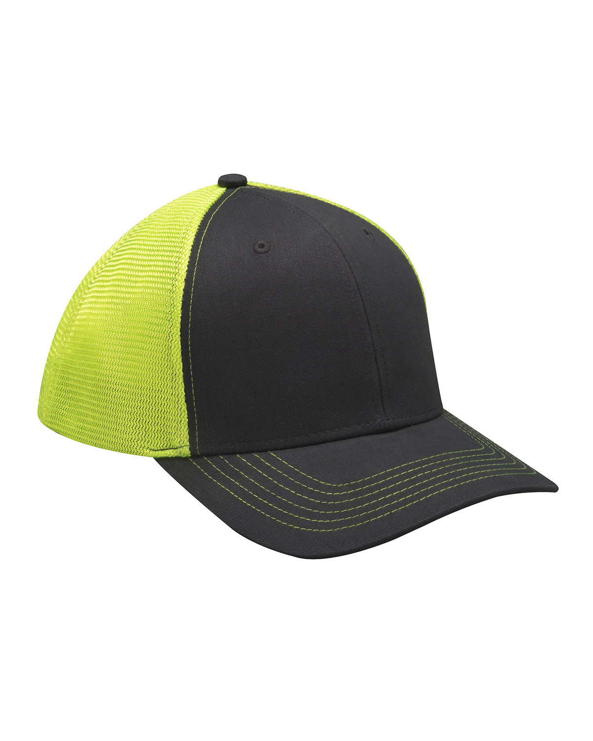 PR102 Adams Brushed Cotton/Soft Mesh Trucker Cap