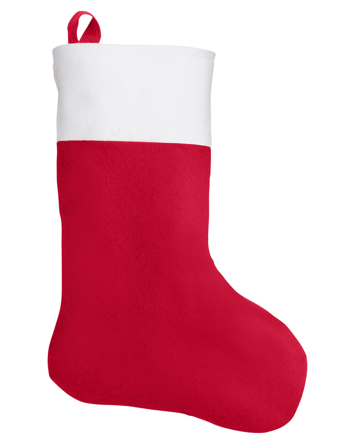 GS125 Prime Line Felt Holiday Christmas Stocking - Back Image