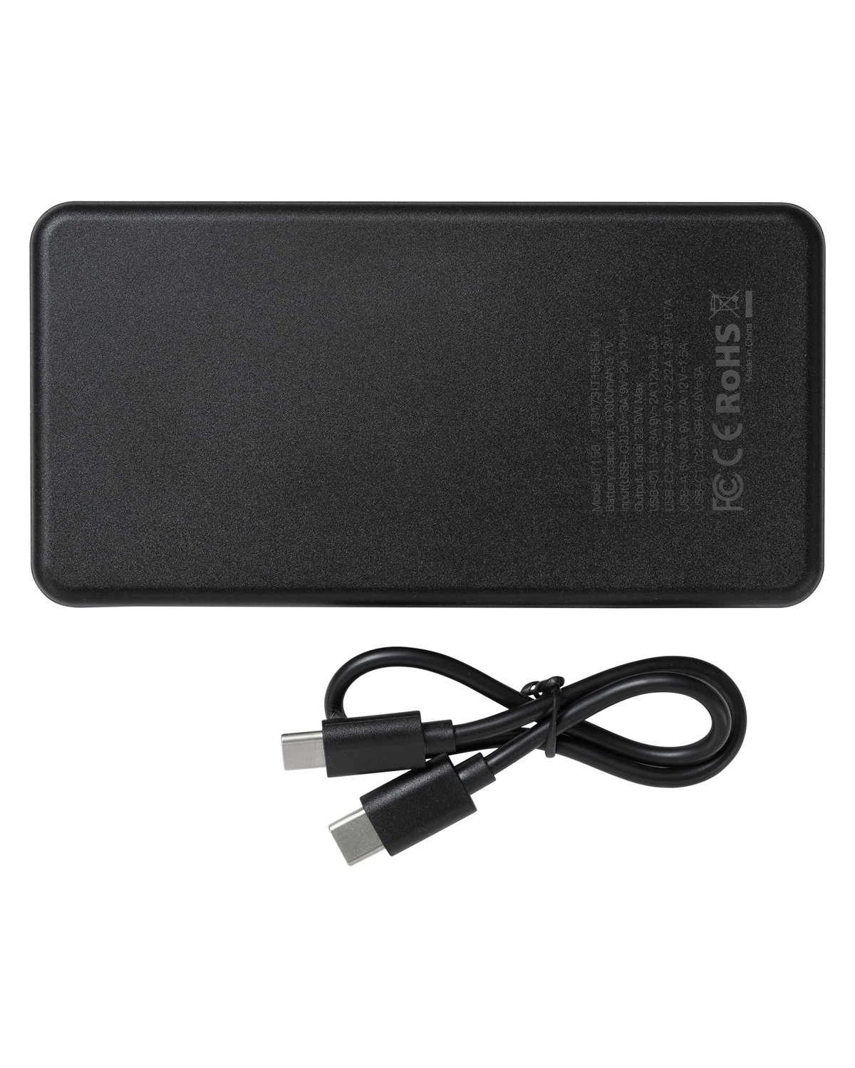 IT156 Prime Line WorkSpace 10,000mAh Power Bank - Back Image