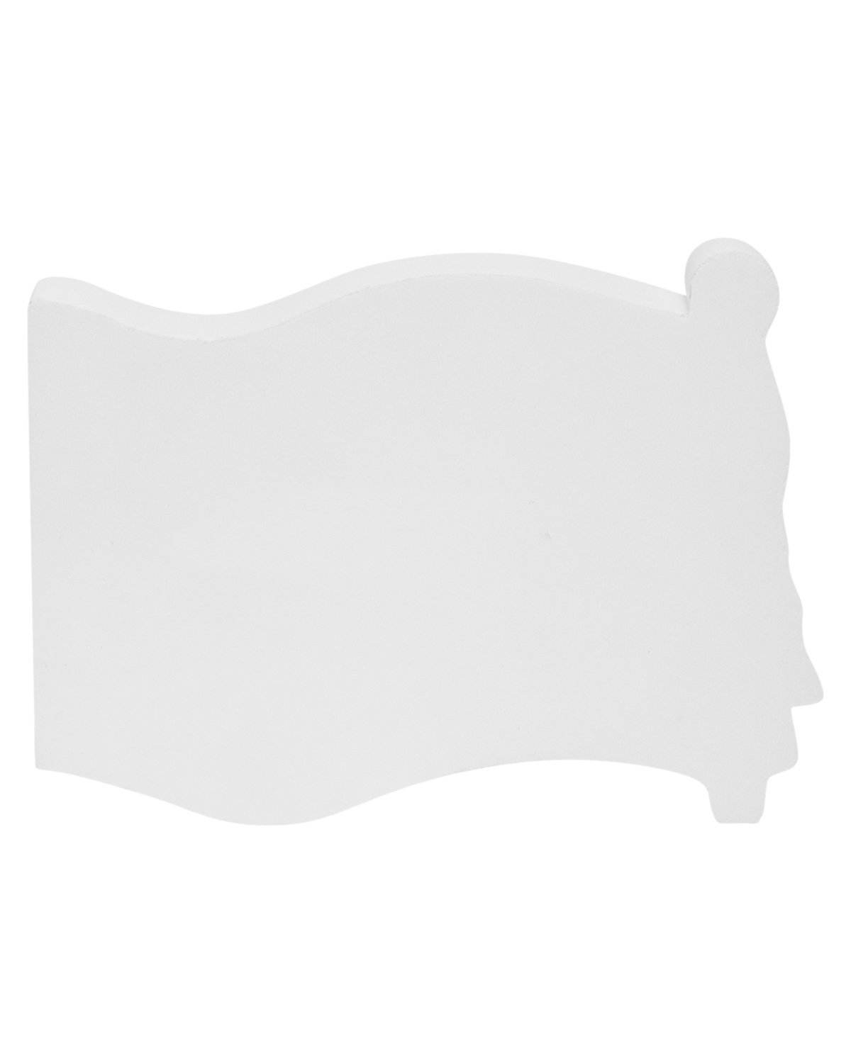 SB505 Prime Line Patriotic USA Flag Shape Stress Ball - Back Image