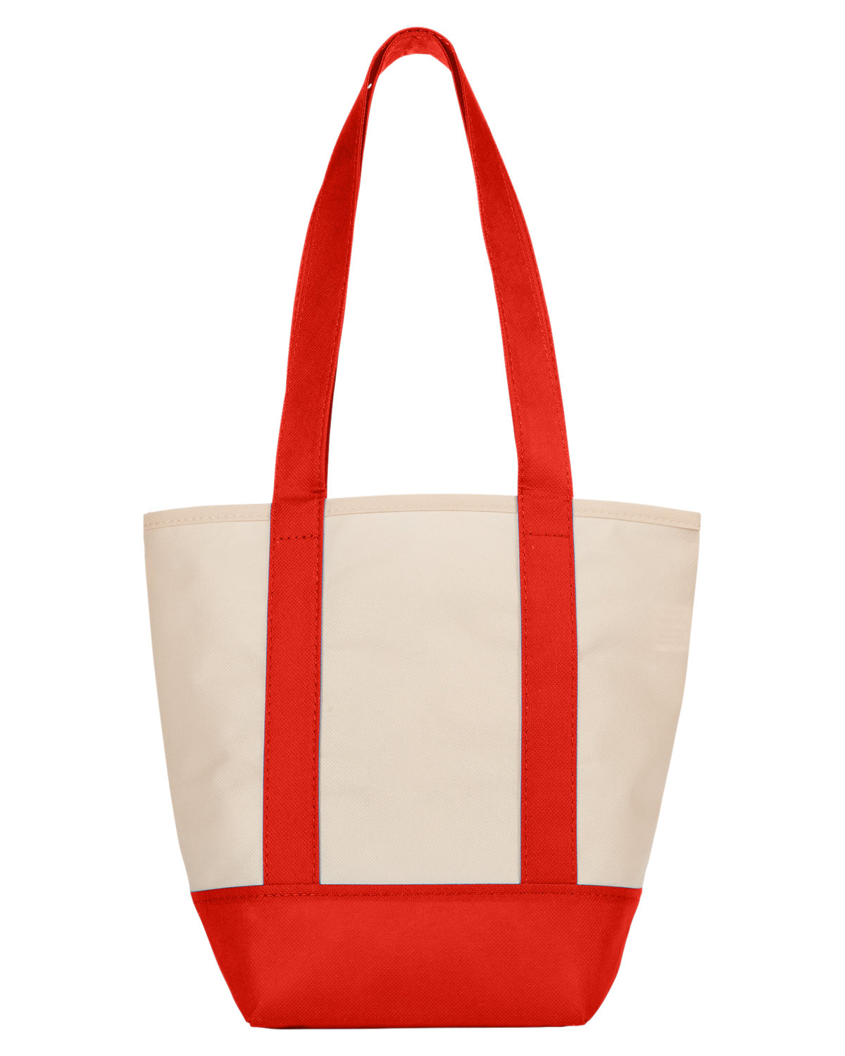 TO108 Prime Line Non-Woven Mini Boat Tote Bag - Back Image