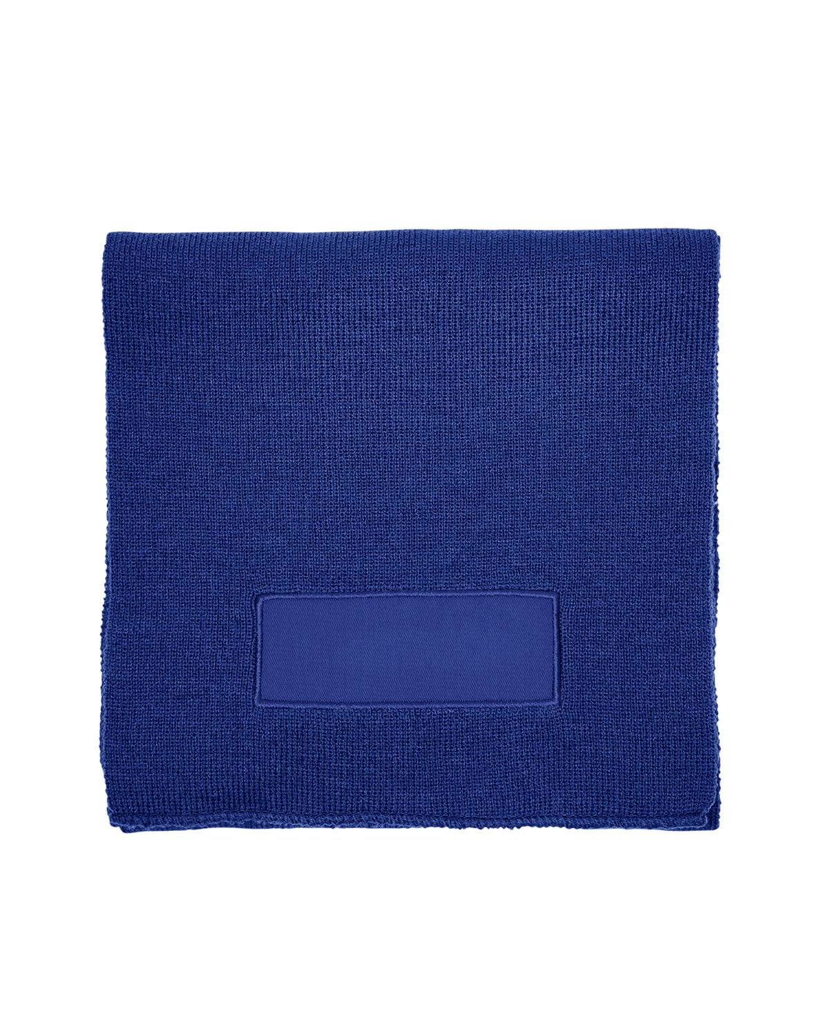 AP501 Prime Line Acrylic Knit Scarf With Patch