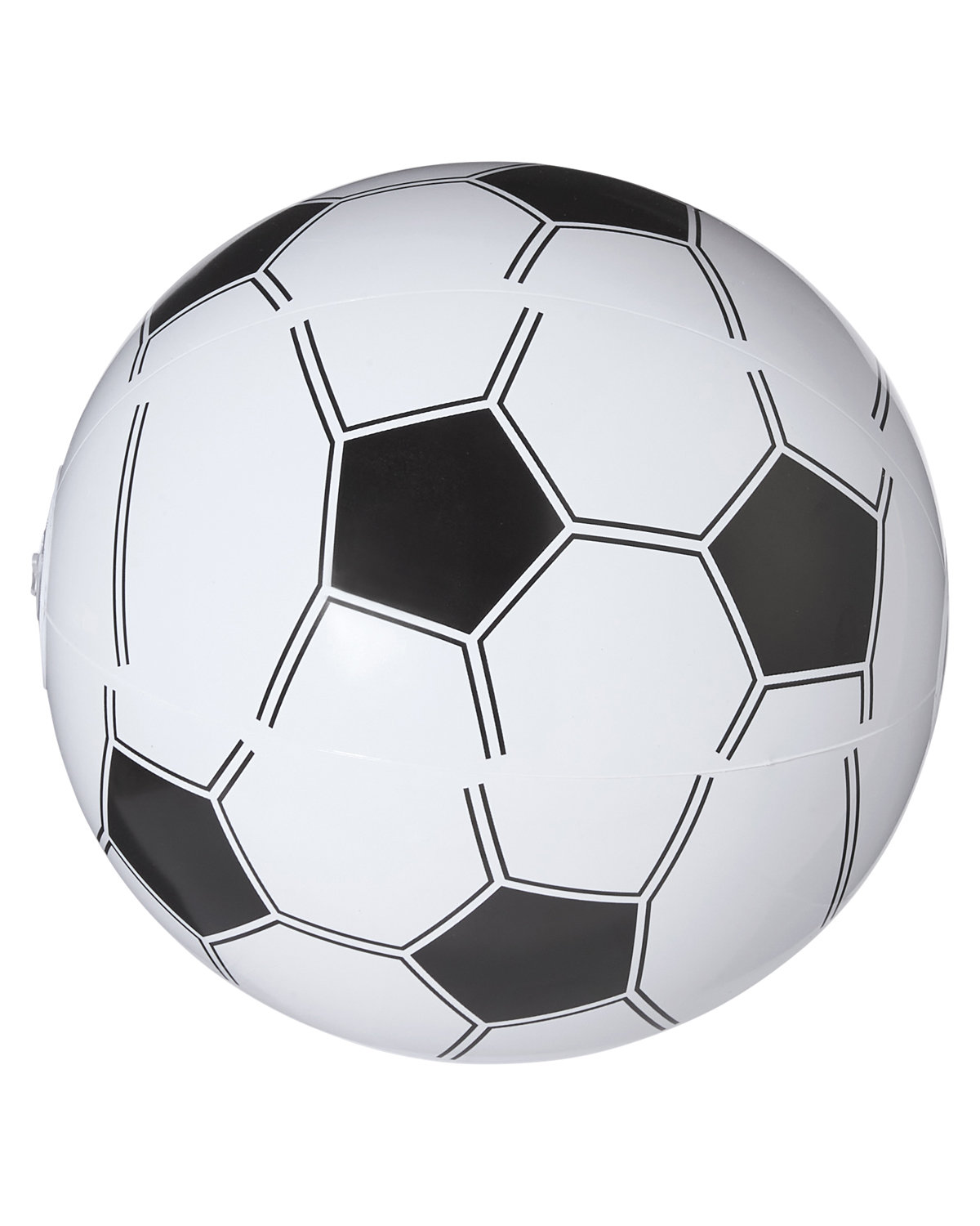 BB104 Prime Line 14" Soccer Beach Ball - Back Image