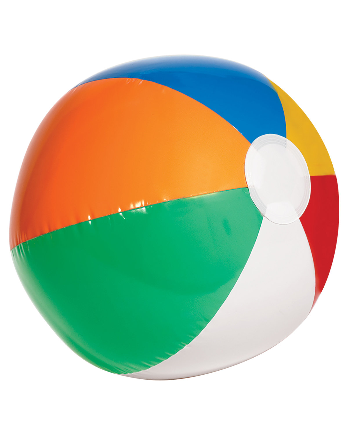 BB117 Prime Line 6" Multicolored Beach Ball BB117 Prime Line 6" Multicolored Beach Ball - Back Image