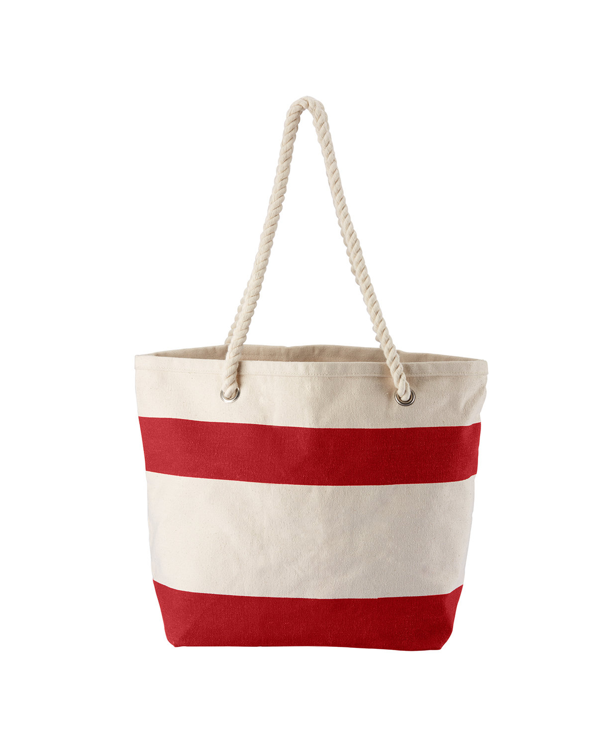 BG420 Prime Line Cotton Resort Tote With Rope Handle BG420 Prime Line Cotton Resort Tote With Rope Handle