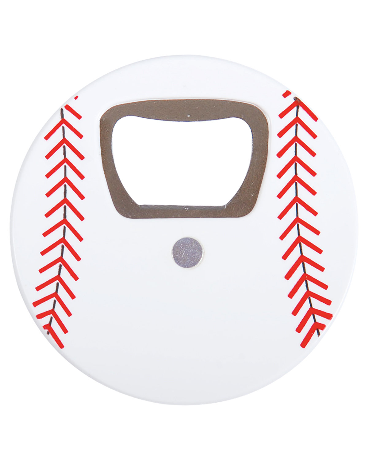 BO302 Prime Line Baseball Bottle Opener - Back Image