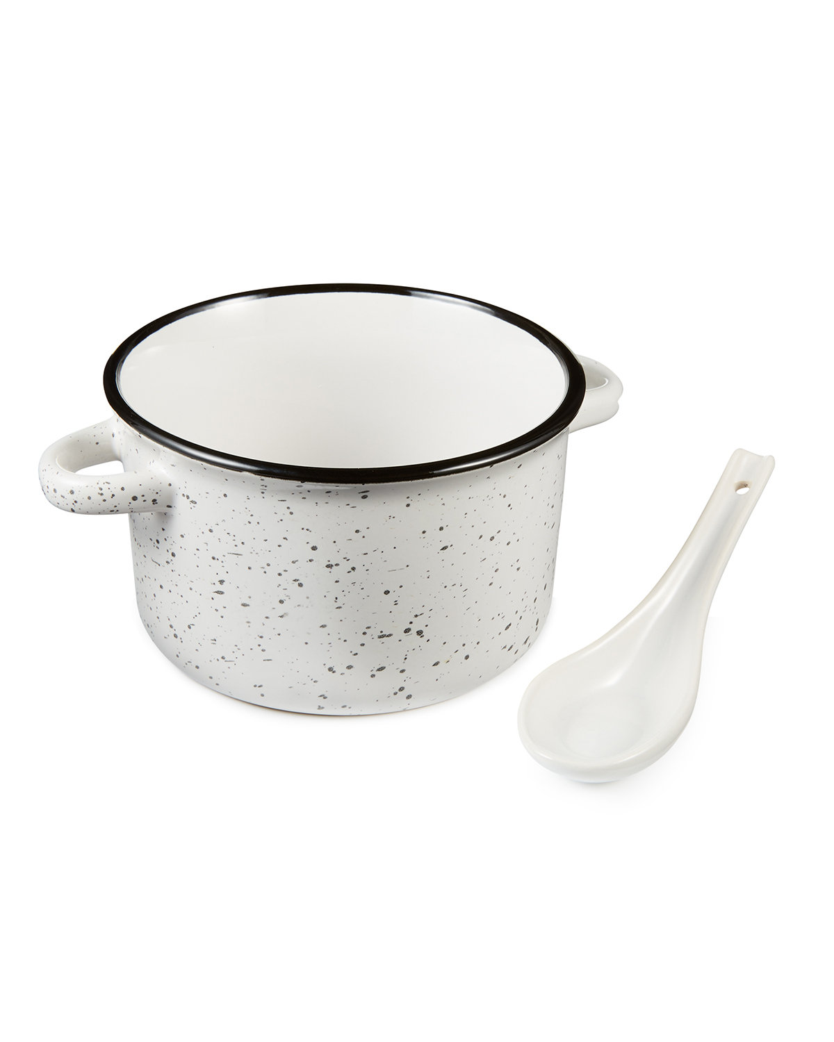 CM125 Prime Line 20oz Campfire Soup Bowl With Spoon - Back Image