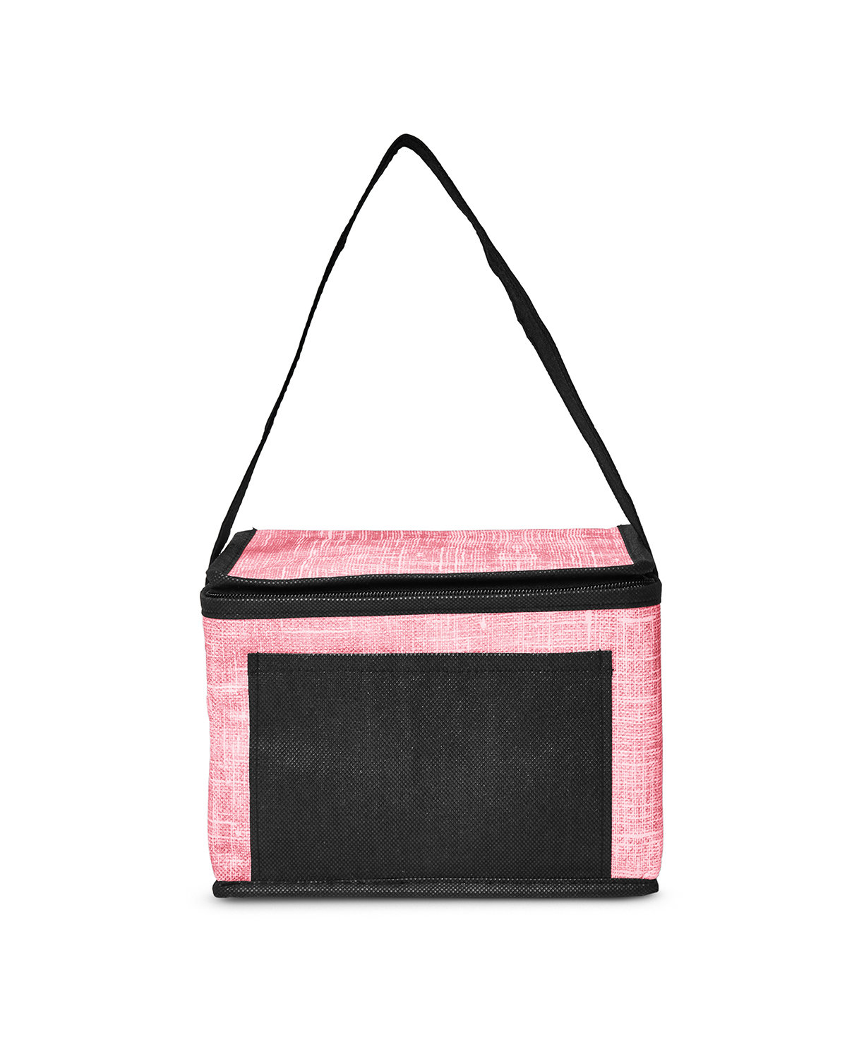 LB127 Prime Line Denim Pattern Non-Woven 6-Pack Lunch Bag Zoom Image