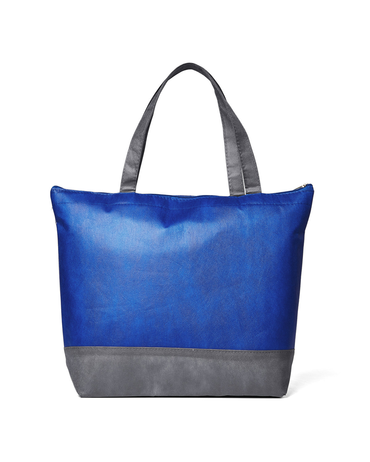 LB140 Prime Line Hexagon Pattern Non-Woven Cooler Tote - Back Image