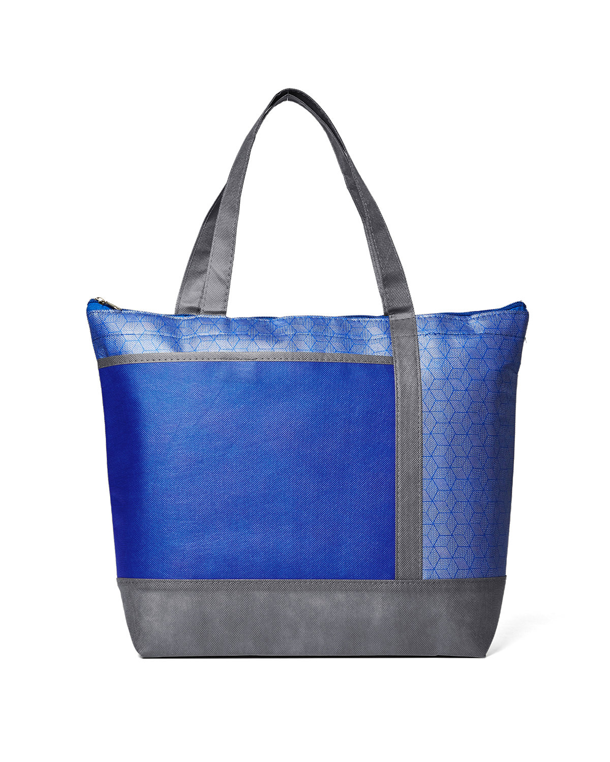 LB140 Prime Line Hexagon Pattern Non-Woven Cooler Tote