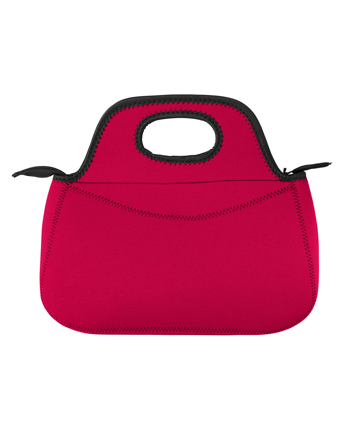 LT-3054 Prime Line Zippered Neoprene Lunch Tote LT-3054 Prime Line Zippered Neoprene Lunch Tote - Back Image