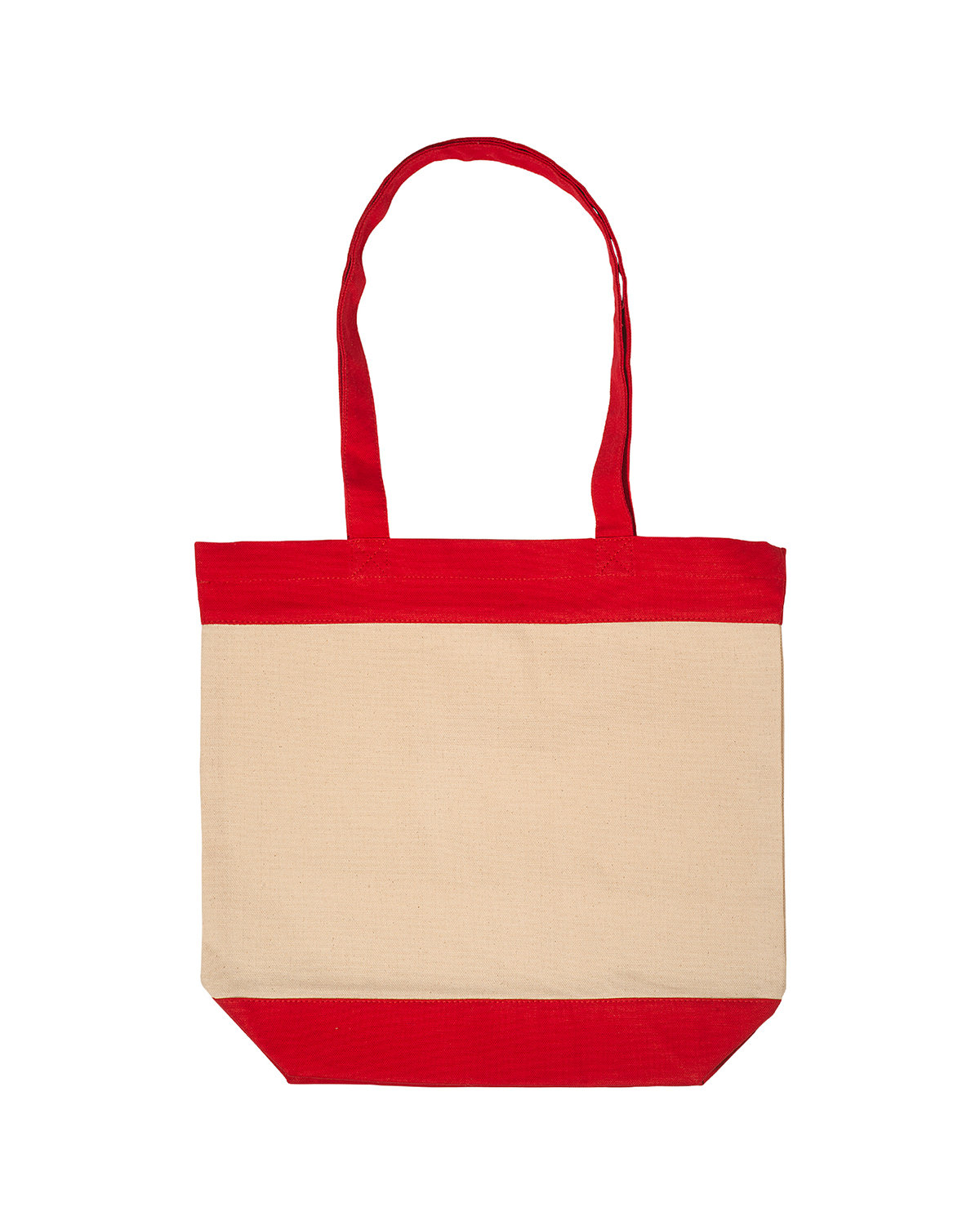 LT-4218 Prime Line Boutique Cotton Panel Tote LT-4218 Prime Line Boutique Cotton Panel Tote