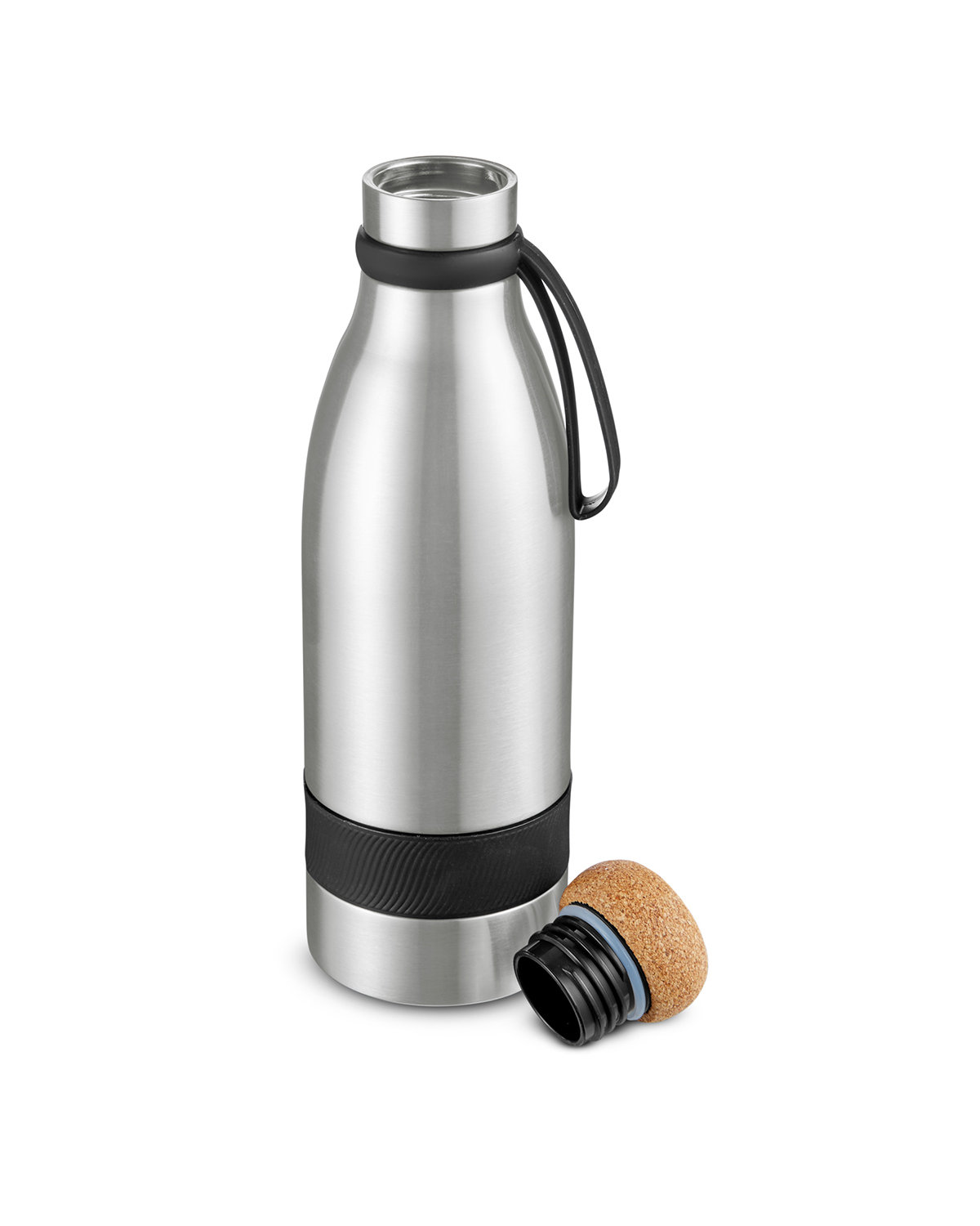 MG402 Prime Line 19oz Double Wall Vacuum Bottle With Cork Lid - Siide Image
