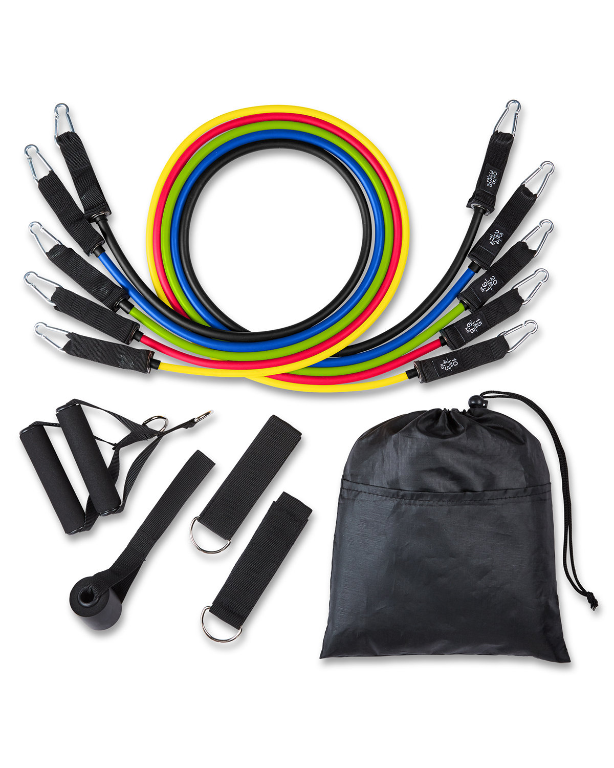 OD606 Prime Line Ultimate Resistance Band Fitness Set