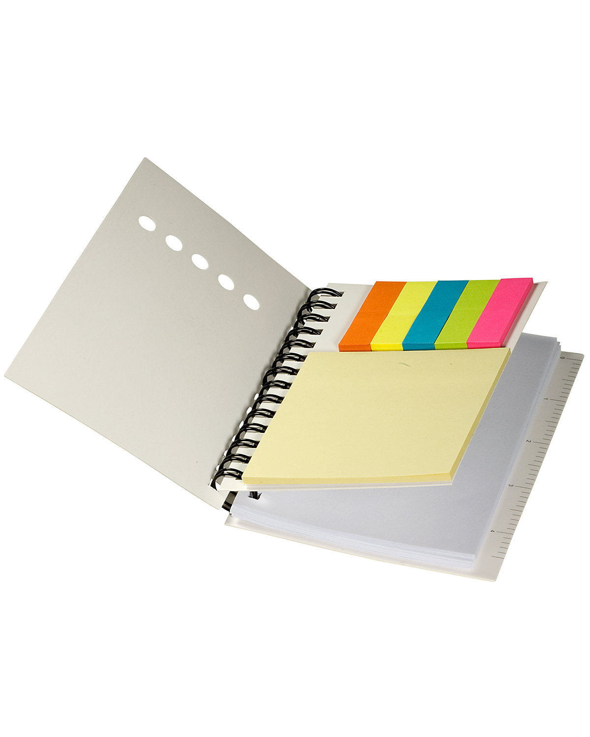 Prime Line PL-4410 Eco Mini-Sticky Book With Ruler