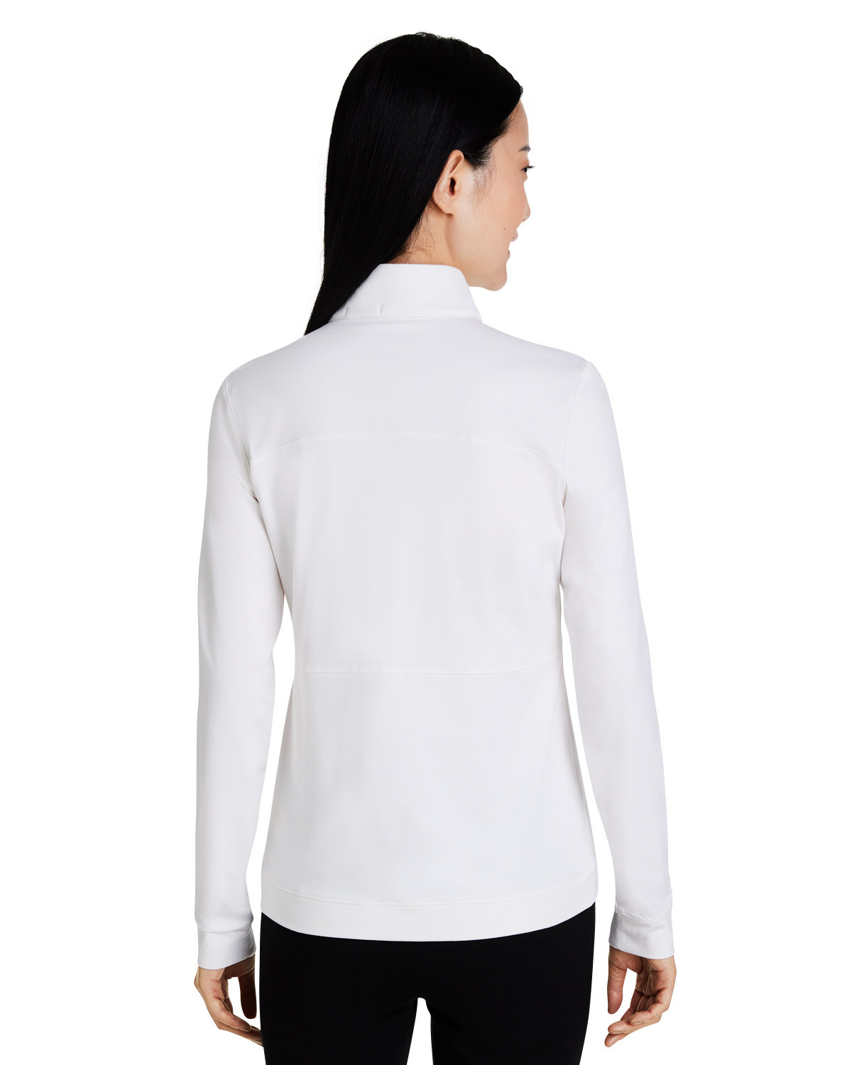 535516 Puma Ladies Cloudspun Rockaway Quarter-Zip - Back Image