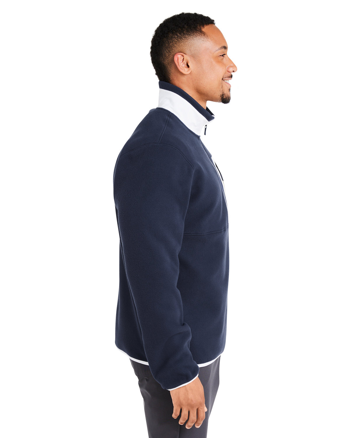 628407 Puma Mens Fleece Quarter-Zip - Siide Image