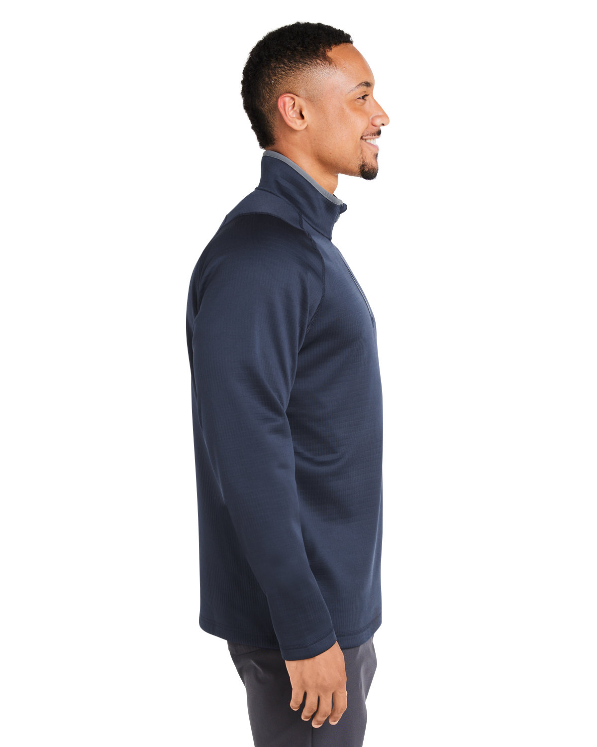 631105 Puma Mens Waffle Fleece Quarter-Zip - Siide Image