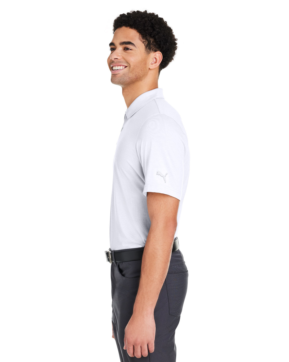 PG100 Puma Mens Bandon Polo - Siide Image