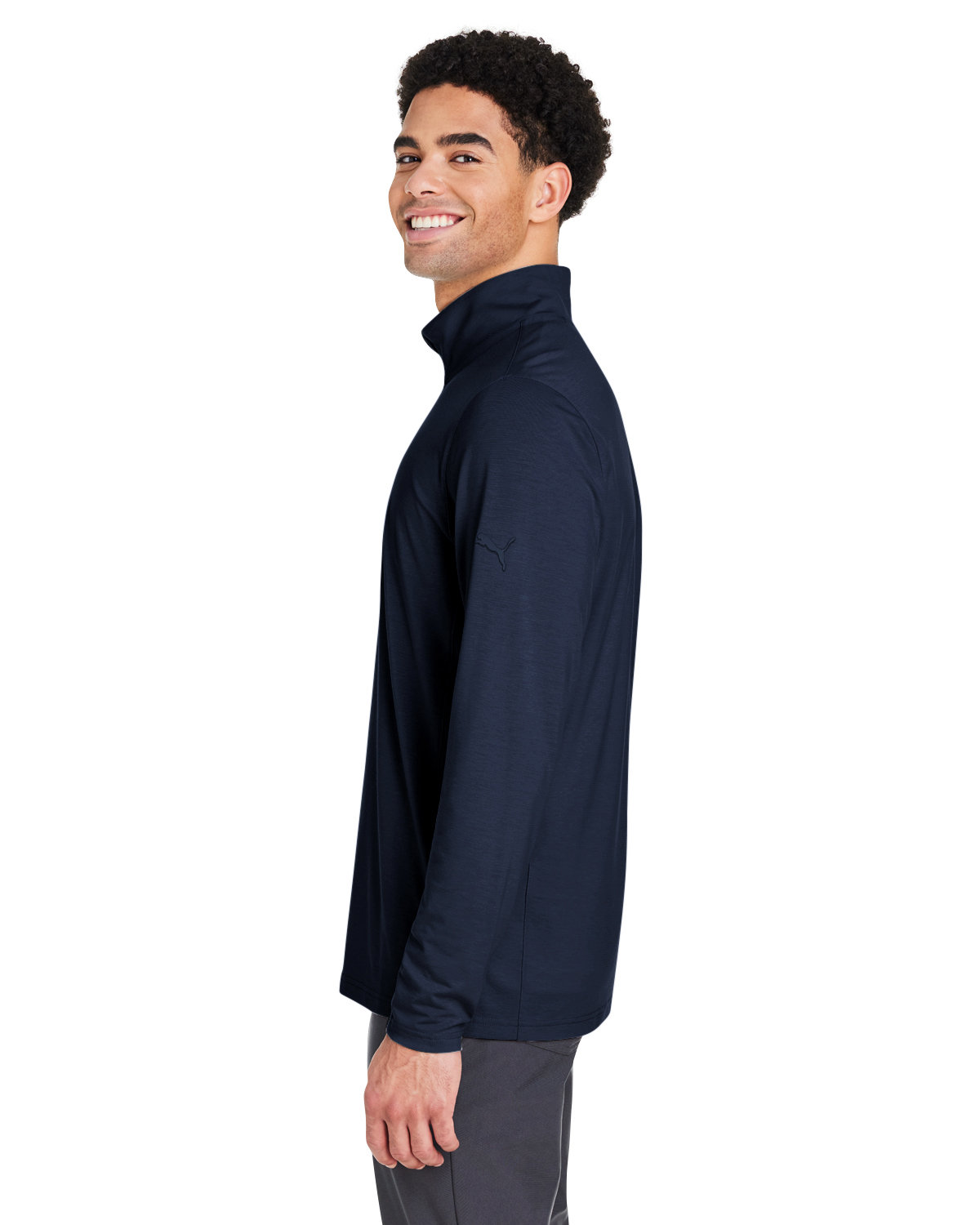 PG400 Puma Mens Bandon Quarter-Zip - Siide Image