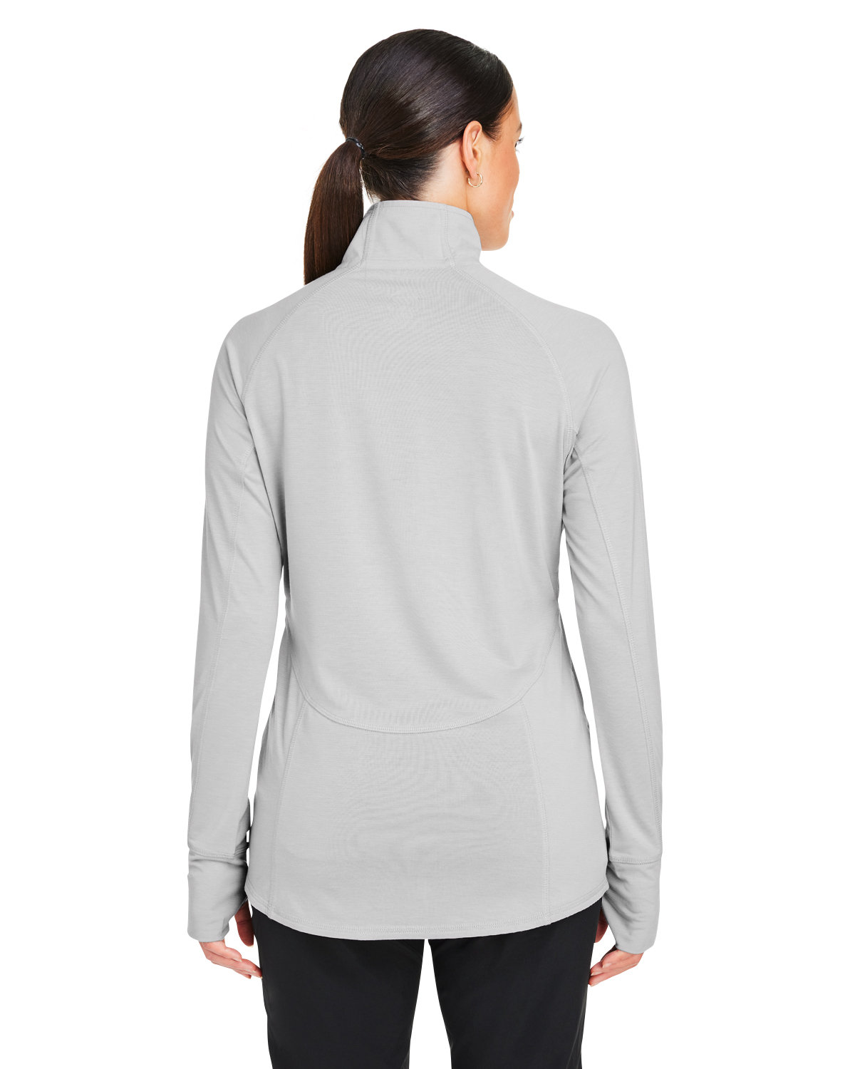 PG400W Puma Ladies Bandon Quarter-Zip - Back Image
