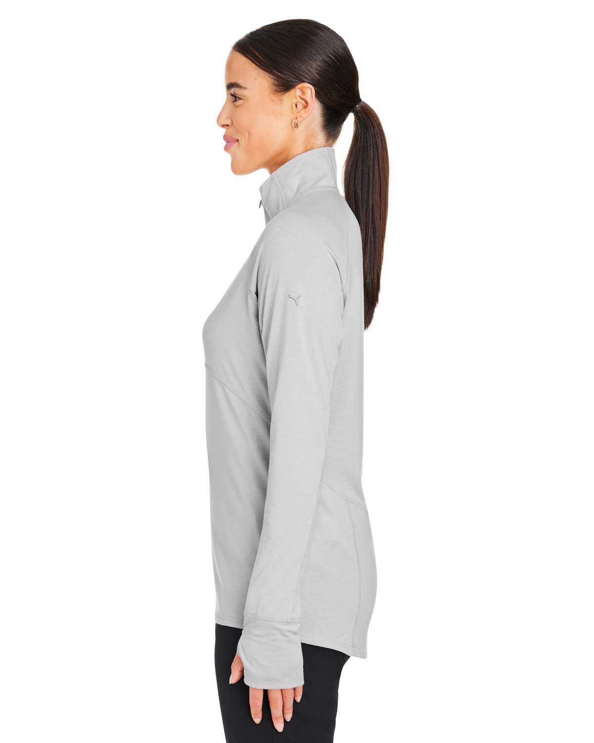 PG400W Puma Ladies Bandon Quarter-Zip - Siide Image