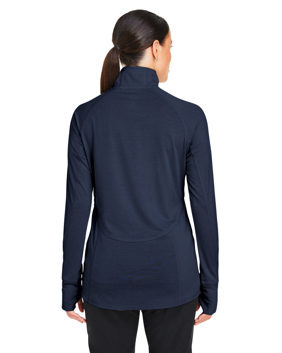 PG400W Puma Ladies Bandon Quarter-Zip - Back Image