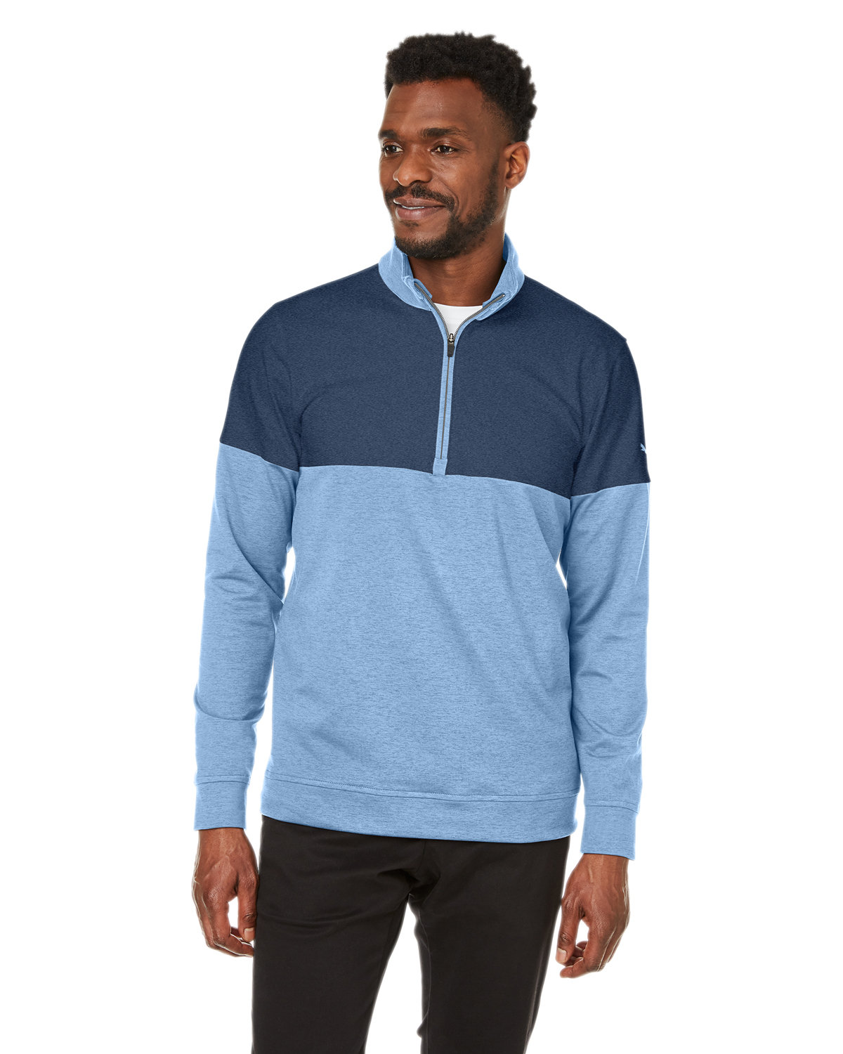 595803 Puma Mens Cloudspun Warm Up Quarter-Zip