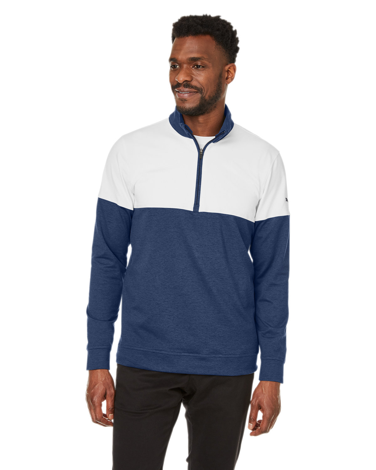 595803 Puma Mens Cloudspun Warm Up Quarter-Zip