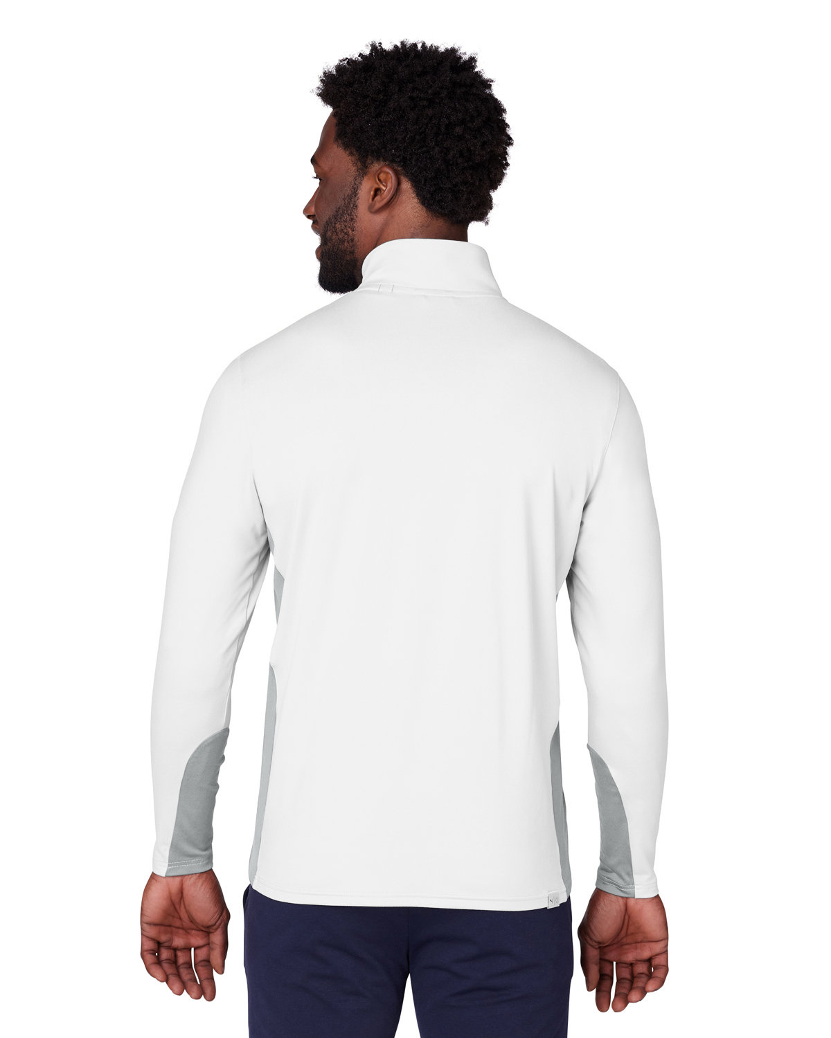 599127 Puma Mens Gamer Golf Quarter-Zip - Back Image