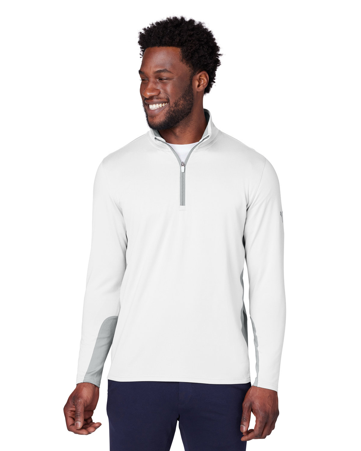 599127 Puma Mens Gamer Golf Quarter-Zip