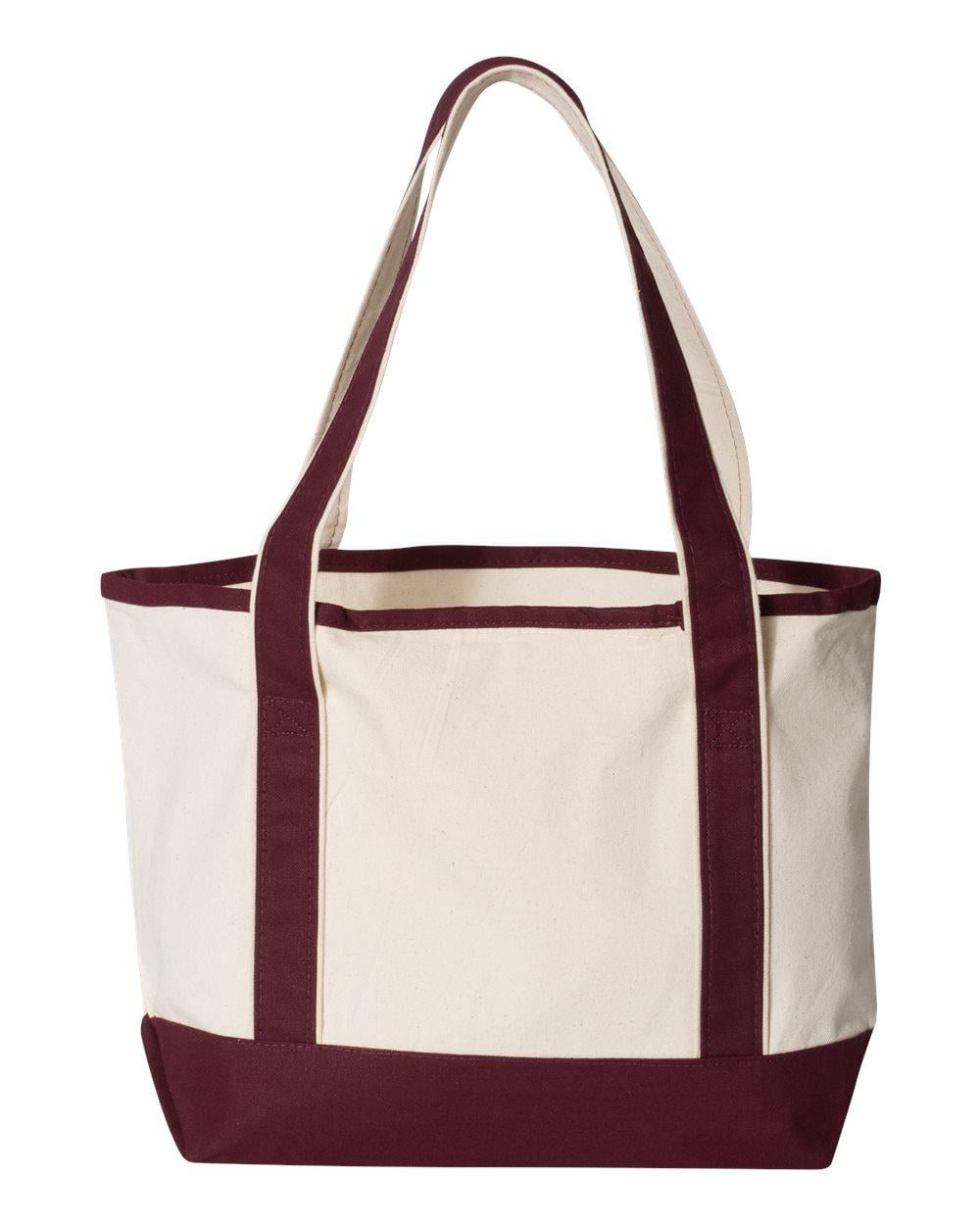 Q-Tees Direct to Film (DTF) Q125800 20L Small Deluxe Tote Q-Tees Direct to Film (DTF) Q125800 20L Small Deluxe Tote - Back Image