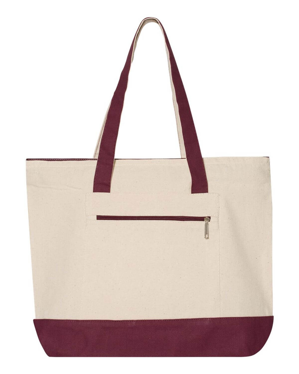 Q-Tees Direct to Film (DTF) Q1300 19L Zippered Tote Q-Tees Direct to Film (DTF) Q1300 19L Zippered Tote